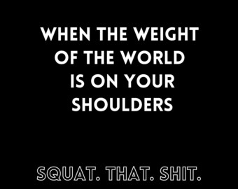 Motivational Poster -- gym or office decor