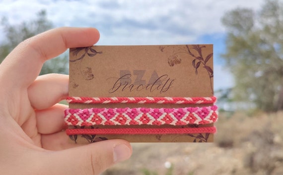 Square Set, Spring, Friendship Bracelet, Handmade String Bracelet, Macrame  Knotted Bracelet, Handwoven, Boho, Surfer Anklet, Braided