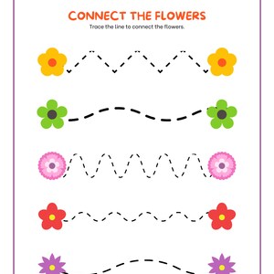 Flower Line Tracing