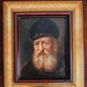 Original Vintage Framed Dutch Oil Painting on canvas
