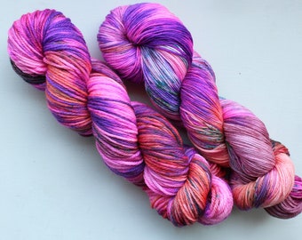 Odds and Ends | Hand Dyed DK/Light Worsted Weight Yarn | Superwash Merino