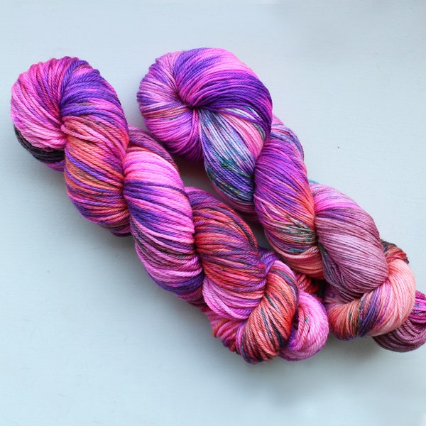 Odds and Ends | Hand Dyed DK/Light Worsted Weight Yarn | Superwash Merino