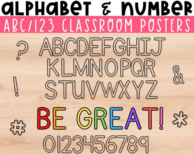 3D Printable Bulletin Board Letters - Classroom Decor - Bulletin Board ...