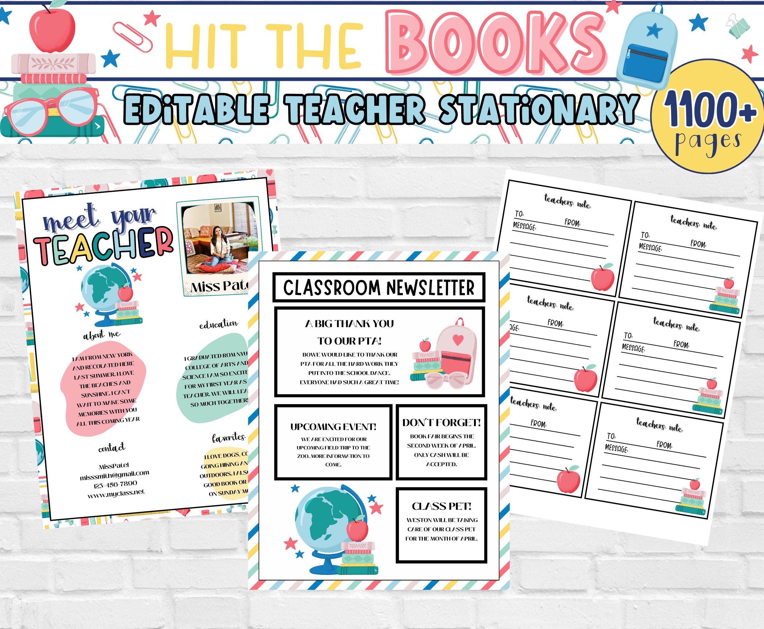 School Theme Editable CLASSROOM DECOR Bundle | Elementary Classroom ...