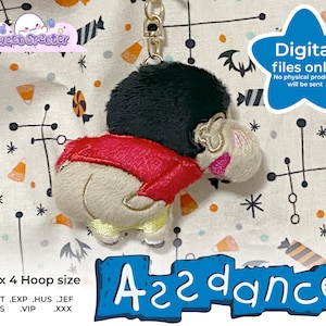 In the Hoop ぬいぐるみのお尻のダンス 説明書付き 4x4 ITH ぬいぐるみ刺繍機パターン