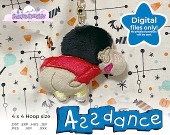 In the Hoop Plüsch Ass Dance enthält Anleitung 4x4 ITH Plushie Embroidery Machine Pattern