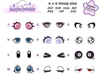 Augen für Puppen Und Plüsch Teil 2 4x4 Stickmaschine
