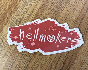 Hellmaker Aufkleber, Satan Satanist