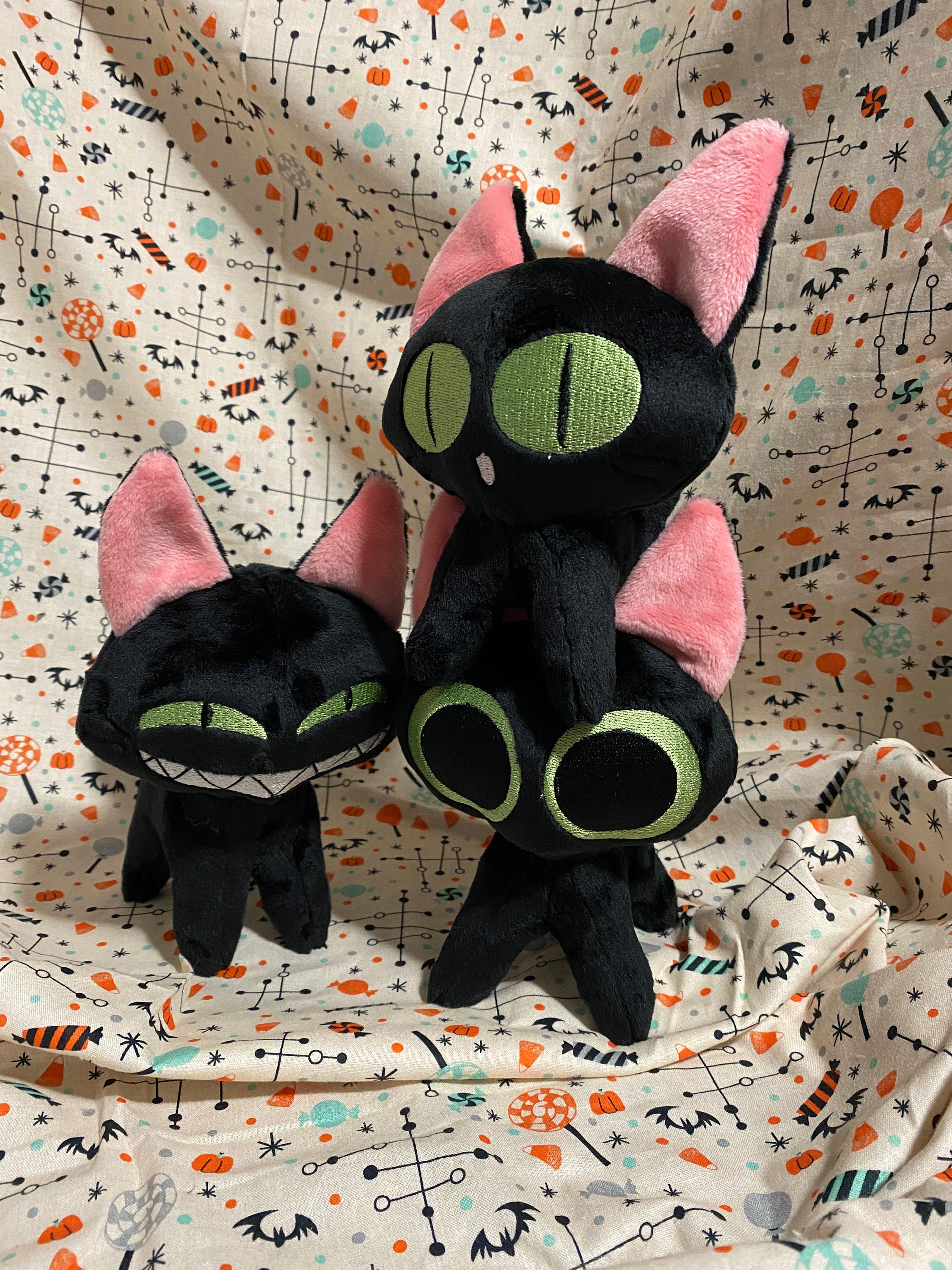 Plush Black Cat Kuro Neko Sewing Pattern Includes