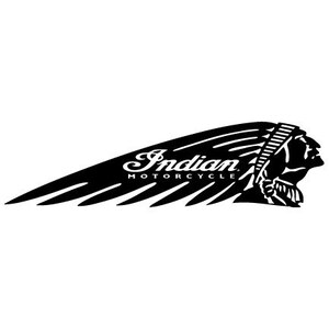 2 x INDIAN INDIAN STICKER LEFT AND RIGHT SIDE MOTORCYCLE STICKER IA138