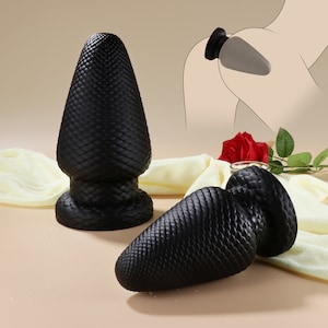 Huge Anal Plug Silicone Big Butt Plug, Huge Large Anal Plug Dildo, Adult Sex Toy,Anal Plug for Women Gay, Mature image 1