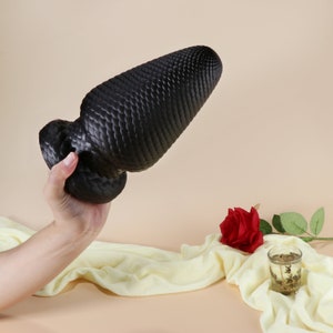 Huge Anal Plug Silicone Big Butt Plug, Huge Large Anal Plug Dildo, Adult Sex Toy,Anal Plug for Women Gay, Mature image 4