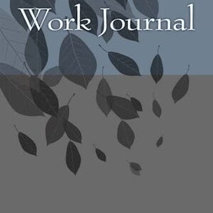 May include: A book cover with a blue background and a title that reads "Shadow Work Journal" in white text. The title is surrounded by black and gray leaves. The author's name, "Jessica Cross", is printed in white text at the bottom of the cover.