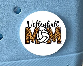 Volleyball Mom Bogg Bag Charm: 3D Printed Waterproof Tag