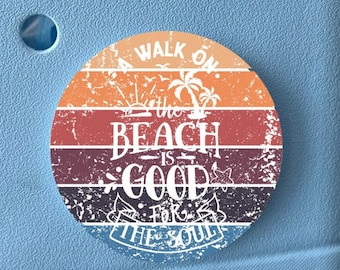 Beach Walk Bogg Bag Tag: Custom Charm