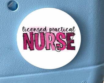 Bogg Bag Licensed Practical Nurse Tag  | Bogg Bag Charm | Nurse Tags