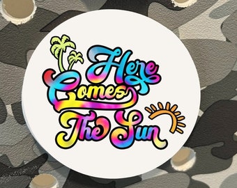Here Comes the Sun Bogg Bag Tag: Summer Bag Charm