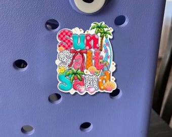 Sun Salt Sand Bogg Bag Tag: Beach Vacation Accessory