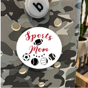 Sports Mom of Multiple Sports Bogg Bag Tag | Bogg Bag Sport Charm | Personalized Bag Tag for Mom