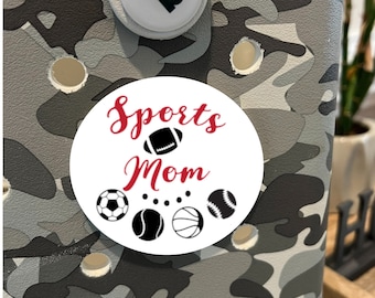 Sports Mom Bogg Bag Charm: Personalized Bag Tag