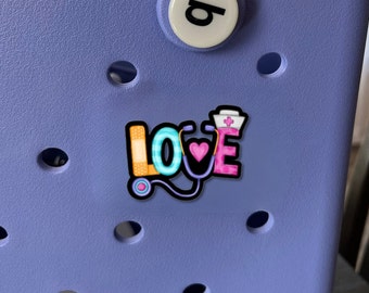 Love Nurse Bogg Bag Charm: Nurse Gift