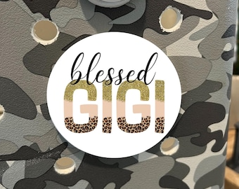 Blessed Gigi Bogg Bag Charm - Personalized Tote Tag