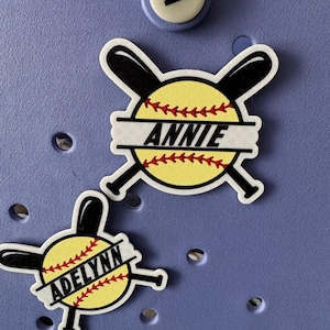 Personalized Softball Bag Tag: 3D Printed Waterproof Bogg Bag Accessory