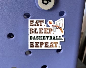 East Sleep Basketball Repeat Bogg Bag Charm: Sports Mom Gift