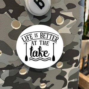 Life is Better at the Lake Tag | Bogg Bag Charm