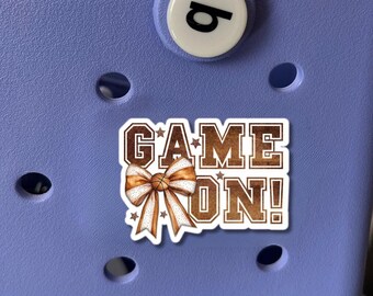 Basketball "Game On" Bogg Bag Charm: Sports Mom Gift