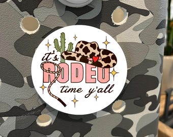 Rodeo Time Bogg Bag Tag: Western Cowgirl Accessory