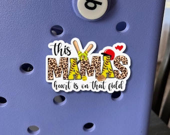 Softball Mama Bogg Bag Tag