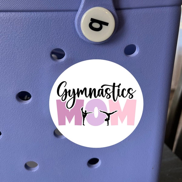 Gymnastics Mom Bogg Bag Tag - Colorful Tag for Bogg Bags - Gymnastics Gift for Moms - Unique Bag Accessory