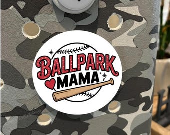Ball Park Mama Bag Tag: Baseball Bag Charm