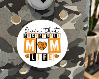 Basketball Mom Life Bogg Bag Tag: Personalized 3D Printed Accessory