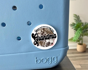 Grandma Bogg Bag Tag - Custom Charm, Grandma Gift