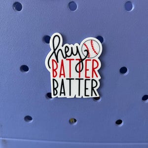Hey Batter Batter Bogg-bagagelabel