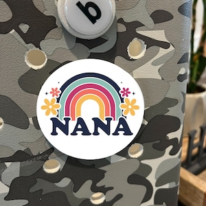 Bogg Bag Rainbow Nana Tag  | Bogg Bag Fun Add-Ons