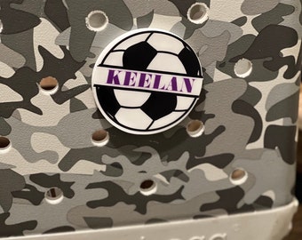 Gepersonaliseerde voetbaltaslabel: 3D-geprinte Bogg Bag Charm