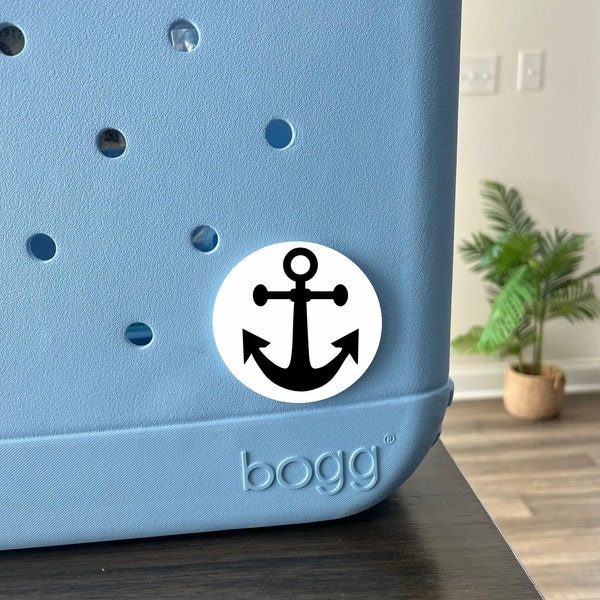 Bogg Bag Anchor Tag  | Bogg Bag Charm | Nautical Bag Tags and Charms | Custom Bogg Bag Charms
