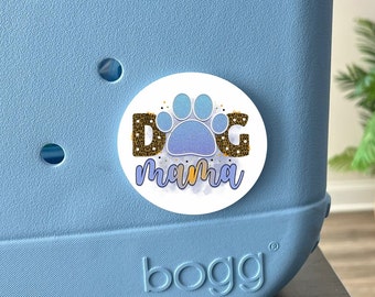 Blue Paw Dog Mom Bag Tag for Bogg Bag