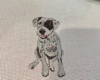 Custom Dog Needlepoint Canvas