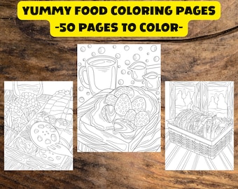 Food Coloring Book for Adults: 50 Decadent Dessert & Fruit Pages (PDF)