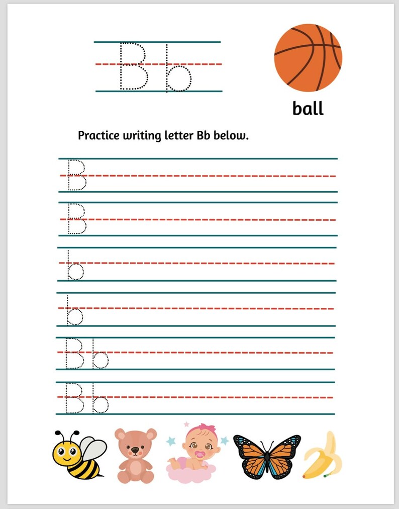 26 Printable Alphabet Tracing Worksheets - Handwriting Practice ...