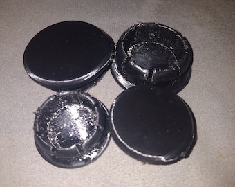 Juego de 2 tapones para orificios de botón Arcade de TPU de 24 mm o 30 mm (grosor de 11 mm)