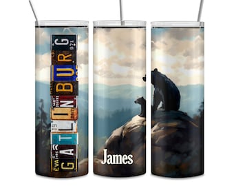 Personalized Gatlinburg Vacation Tumbler: Tennessee Trip Gift