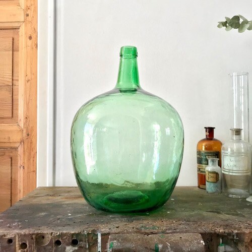 Dame Jeanne en verre recyclé - Homemade For Love