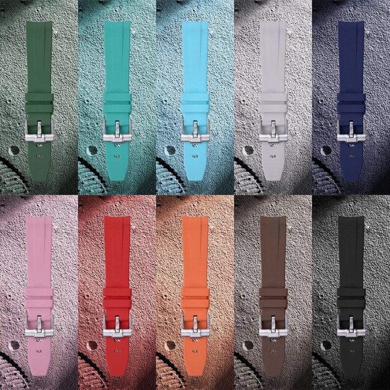 Rubber Silicone Replacement Watch Band Strap for Moonswatch Etsy