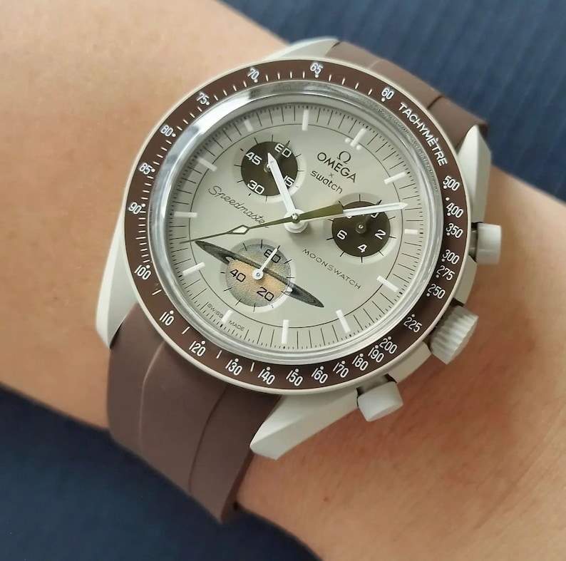 Rubber Silicone Replacement Watch Band Strap for Moonswatch Etsy