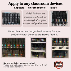 Classroom Numbers and Chromebook Labels for Classroom Organization Must ...